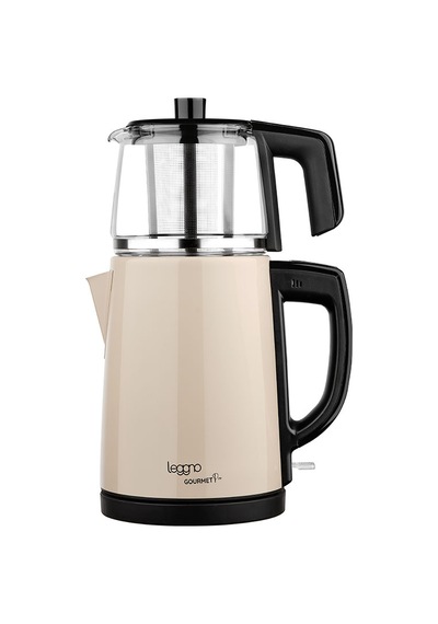 Leggno Gourmet Pro LE-GRM102GTMCR Cam Demlikli Çay Makinesi