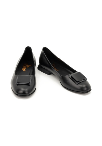 Twoegoist Kadın Deri Loafer Babet Casual Ayakkabı 001
