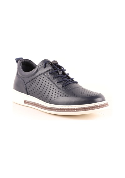 Lbr H1003 Erkek Deri Loafer Ayakkabı Lacivert