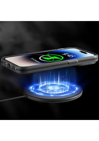 Apple Uyumlu iPhone 14 Pro Kılıf Magsafe Şarj Özellikli Youngkit Binfen Serisi Yazı Temalı Kapak