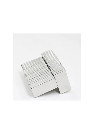 20 Adet 30x10x2 Mm Dikdörtgen Neodyum Mıknatıs Seti, Güçlü Magnetler