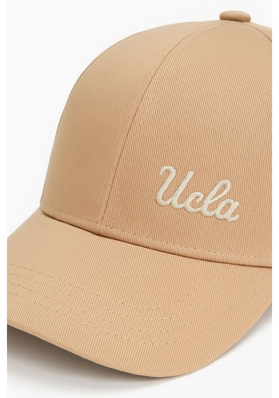 Ucla Neo Bej-beyaz Baseball Cap Nakışlı - Unisex Şapka Bej-beyaz