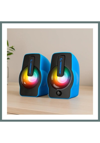 Ventra Usb Rgb Işıklı 1+1 6w Multimedya Hoparlör Seti Ventra