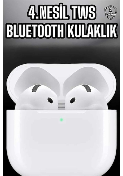 4.nesil Kaliteli Tws Android Ve İos Uyumlu Mikrofonlu Kulaklık - Diğer
