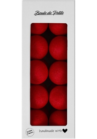 Boule De Petite Işıklı Top Cherry Çok Renkli