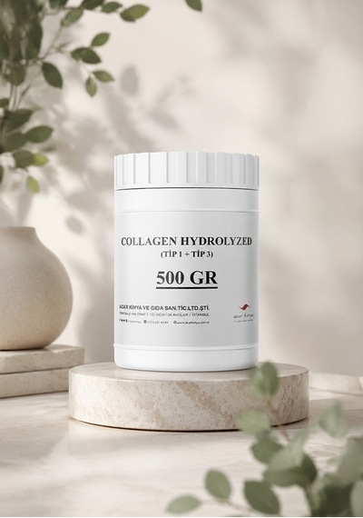 HYDROLYZED COLLAGEN POWDER (TİP 1 & TİP 3) - 500 GR