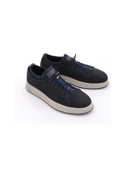 Dgn 6641 Erkek Kalin Taban Bağcikli Sneaker Ayakkabi Laci Nubuk Laci