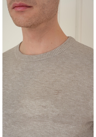 Efor Tr 875 Slim Fit Taş Klasik Triko Taş