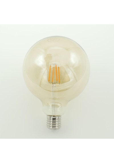 Sunlight G125 Büyük Yuvarlak Rustik Led Ampul 5.5w Amber
