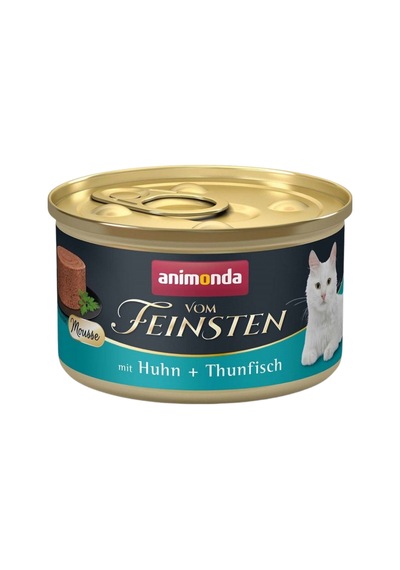 Animonda Vom Teneke Feinsten Tavuklu Ve Ton Balıklı Yetişkin Kedi Konservesi 85gr