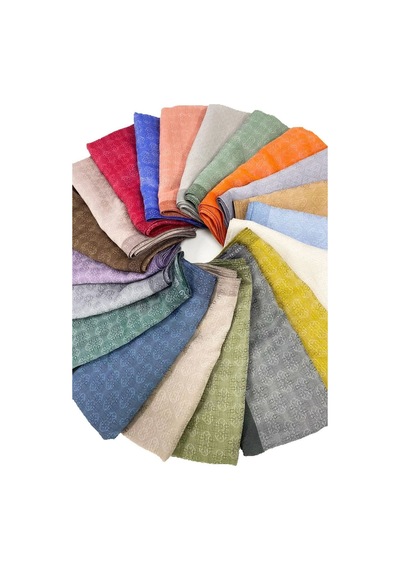 Aker 75x190 Cm Monogram Jakar Şal-953 Yeşil-953 Yeşil-953