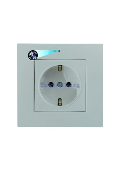 Bebek Bakıcı Hasta Bakıcı Beyaz Duvar Priz Güvenlik Kamerası Wi-fi Kamera Beyaz - 932114574