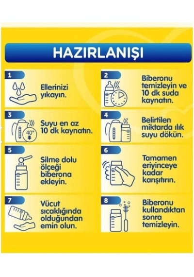 3 Bebek Devam Sütü 800 Gr 9-12 Ay X 4 Adet