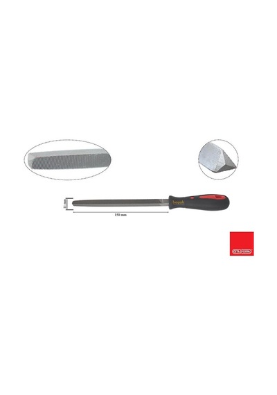 150 Mm 11" Saplı Üçgen Eğe Orta Diş J59-106h