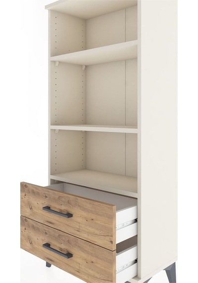 Hyperion Dolap 3 Raflı 2 Çekmeceli 60x44x134 Aytaşı-çam Aytaşı