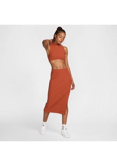 Sportswear Chill Knit Kadın Crop Turuncu T-shirt Turuncu