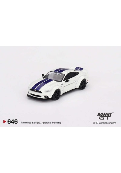 Mini Gt Ford Mustang Gt Lb-works White - 646