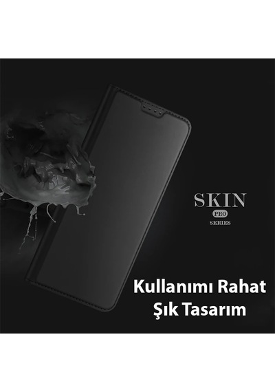 Dux Ducis Xiaomi Poco X5 Pro 5g Kılıf Skin Pro Series Flip Cover Kapaklı Kılıf- 5775 Lacivert
