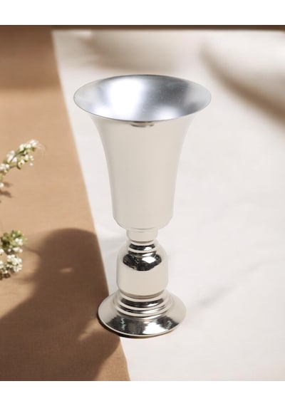Primavera Metal Vazo Gümüş Gümüş