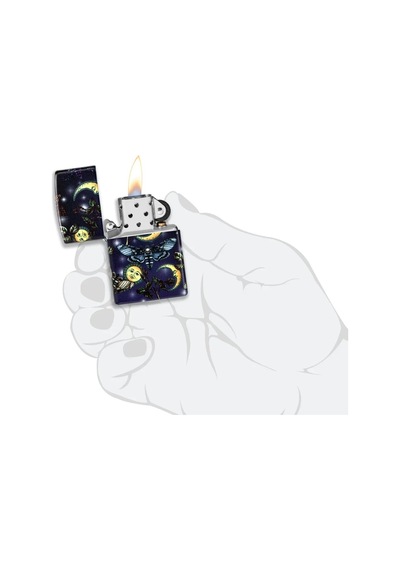 Zippo Butterfly Skull Design Çakmak