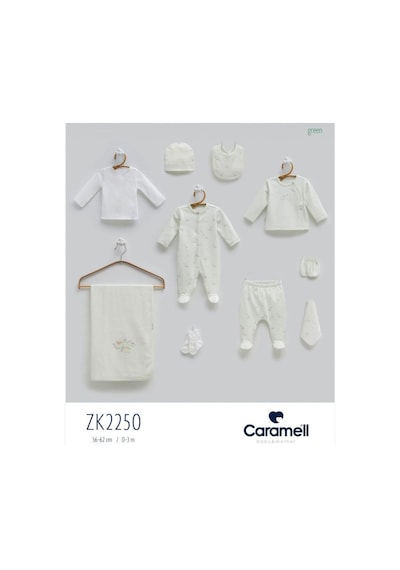 Caramell Pamuk Love Time 10 Parça Hastane Çıkışı Zıbın Seti Yeşil Crml.zk2250.ysl