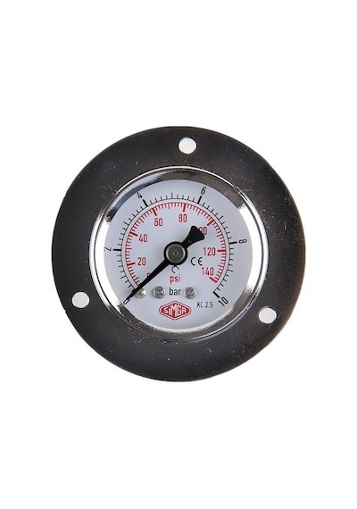 Simga 0-600 Bar Çap Ø40 MM Ön Flanşlı Kuru Tip Manometre