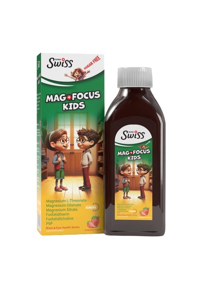 Mag Focus Kids Şurup 150 Ml Magnezyum L-threonate Odaklanma İçin Çocuk Magnezyum Şurubu