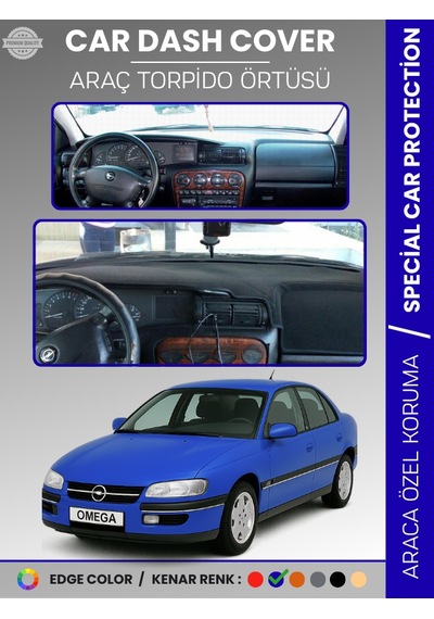 Opel Omega 1993-2003 Torpido Örtüsü Ön Göğüs Torpido Koruma Birebir Uyum Kaymaz Özel Kesim - 207 Stiloto
