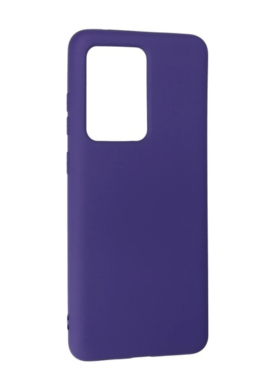 Samsung Uyumlu Galaxy S20 Ultra Kılıf Nano İçi Kadife Silikon - Mor 0.2M-Çok Renkli