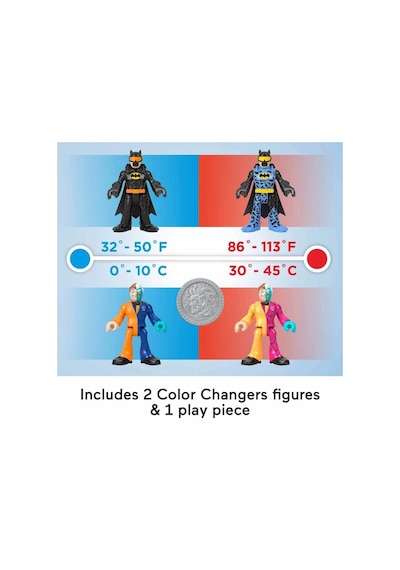 Hmx60 Imaginext Dc Super Friends Color Changers Temel Figür Seti