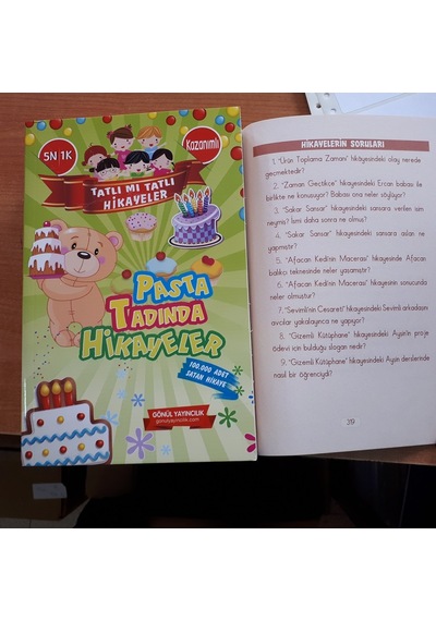 Hikaye Kitaplari Ana Okulu ve 1-2.Sınıf Öğrenciler için 5 Kitap