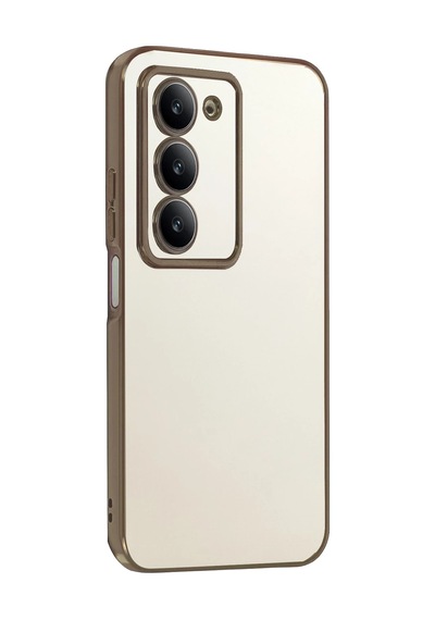 Uryport Xiaomi Redmi 15 4g Razer Lensli Silikon - Çöl Titanyum