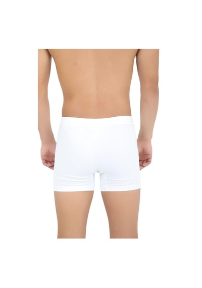 Cnt Erkek Pamuklu Boxer 5'li Paket Beyaz Beyaz