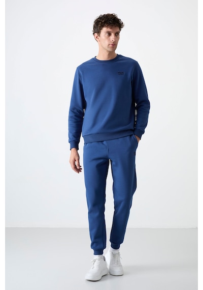 Tommy Life Andy İndigo Şardonlu Erkek Eşofman Takım - 85190 İndigo