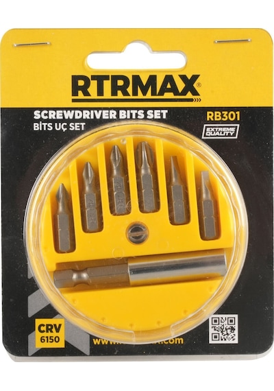 Rb301 Bits Uç + Adaptör Seti - 7 Parça