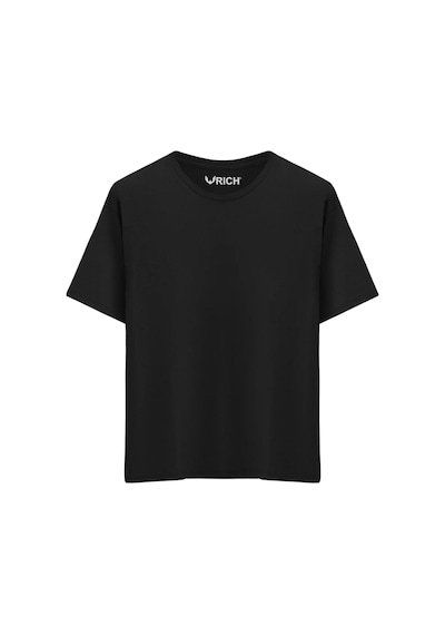 Rich Erkek 3 Lü Paket %100 Pamuk Oversize Tişört Basic Bisiklet Yaka Kısa Kollu T-shirt Gri