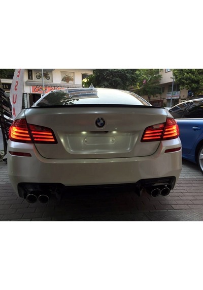 Bmw F10 Vorstainer Difüzör Sağ+sol/çiftli Çıkış. Piano Black