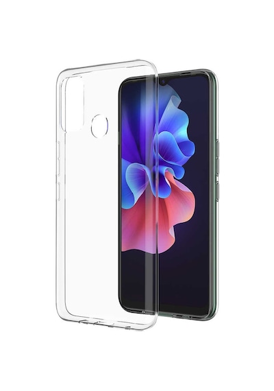 Zore Tecno Spark 7t Kılıf Süper Silikon Kapak - Renksiz Renksiz