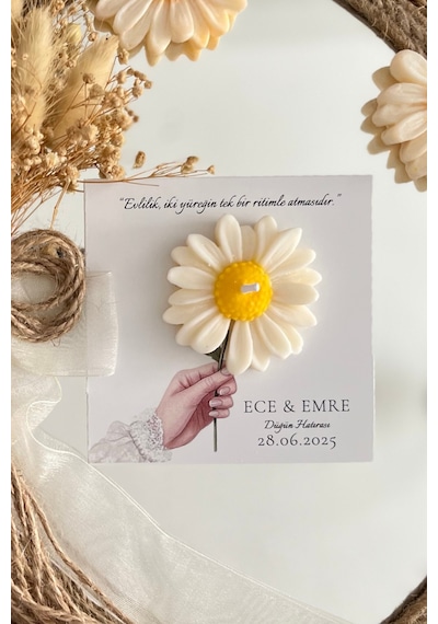 Bernami Mumluk Şamdanpinterest 20 Adet Özel Tasarlanmış Kart Ve Mum. Düğün, Nişan, Nikah, Söz, Doğum Günü, Nikah Şekeri Hediyelik Diğer