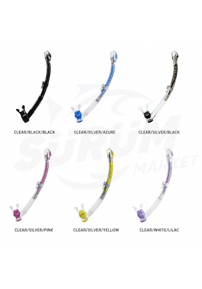 Cressi Corfu Şnorkel Clear/sılver/pınk Şeffaf