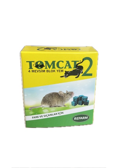 Tomcat 2-4 Mevsimlik Blok Yem Fare Ve Sıçanlar İçin 90 Gr 6 Adet