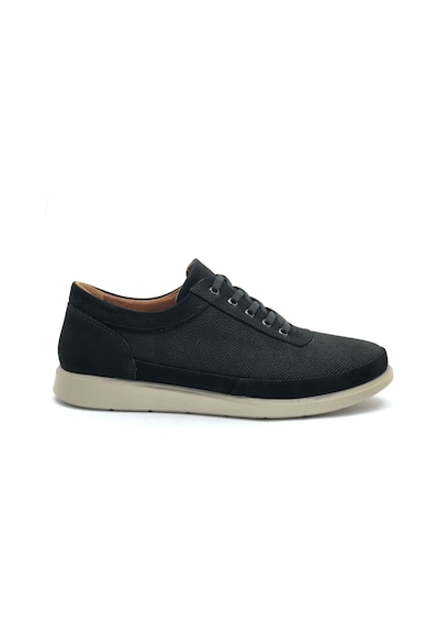Dropland 5485 Hakiki Deri Erkek Casual Ayakkabı Siyah