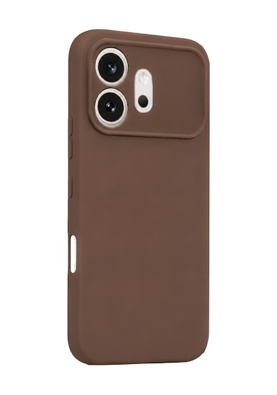 Honor 600 Uyumlu Kılıf Esnek Premium Yumuşak Silikon Telefon Kılıfı Kapak Kahverengi