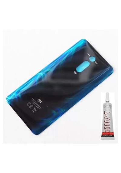 Mi 9t Uyumlu Arka Pil Kapağı Ve B7000 15 Ml Yapıştırıcı Çok Renkli