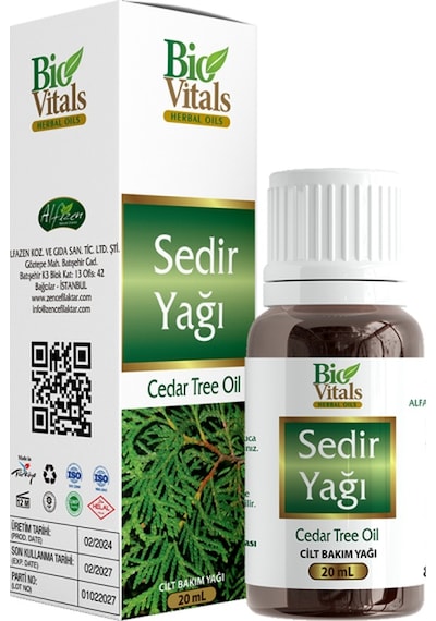Bio Vitals Sedir Yağı 20 Ml