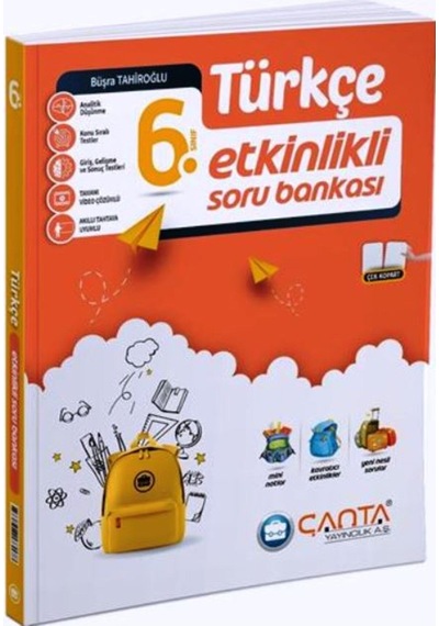 Çanta Yayıncılık 6.sınıf Türkçe Etkinlikli Soru Bankası Yeni