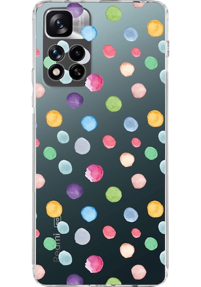Xiaomi Redmi Note 11 Pro Plus 5g İle Uyumlu Water Color 6 Kamera Korumalı Şeffaf Kılıf Şeffaf