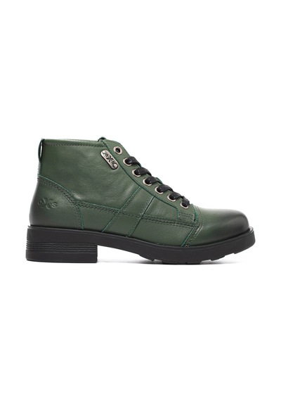 Military Green Bot Erkek Oxm003613 Oxs Frank 0036 Mıd M Leather Mıl.green Military Green