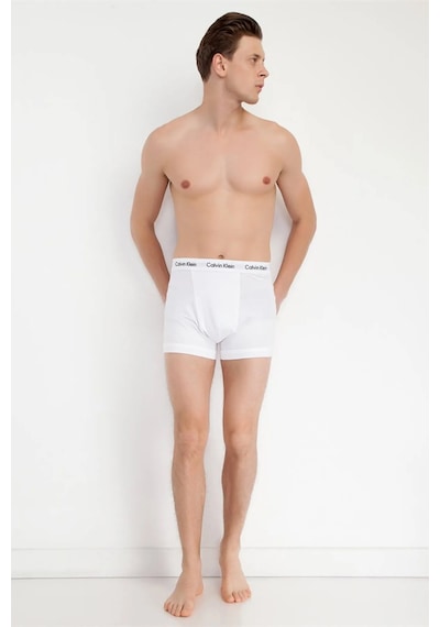 Calvin Klein Erkek 3lü Boxer - Gri Beyaz Siyah Çok Renkli