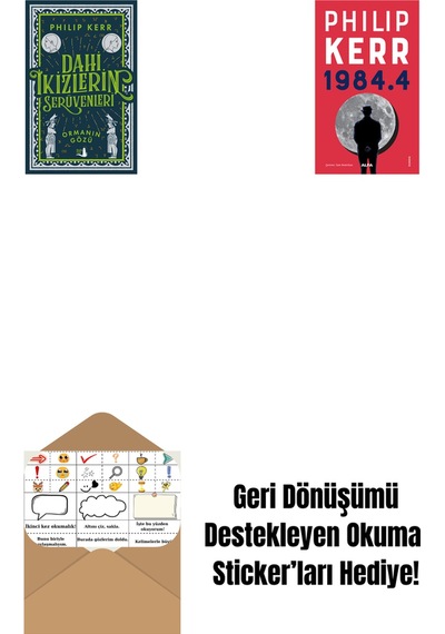 Dahi İkizlerin Serüvenleri - Ormanın Gözü + 1984.4 + Okuma Sticker'ları